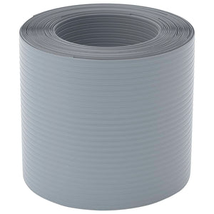 Sichtschutzstreifen Grau PVC 252,5x19cm, 10er Set