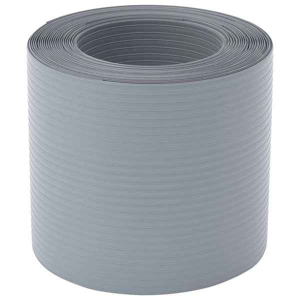 Sichtschutzstreifen Grau PVC 252,5x19cm, 10er Set