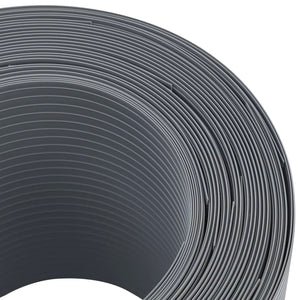 Sichtschutzstreifen Grau PVC 252,5x19cm, 10er Set