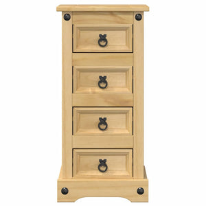 Corona Nachttisch Kiefer Massivholz 35x32,5x74 cm