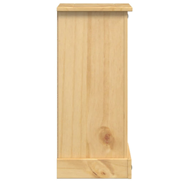 Corona Nachttisch Kiefer Massivholz 35x32,5x74 cm