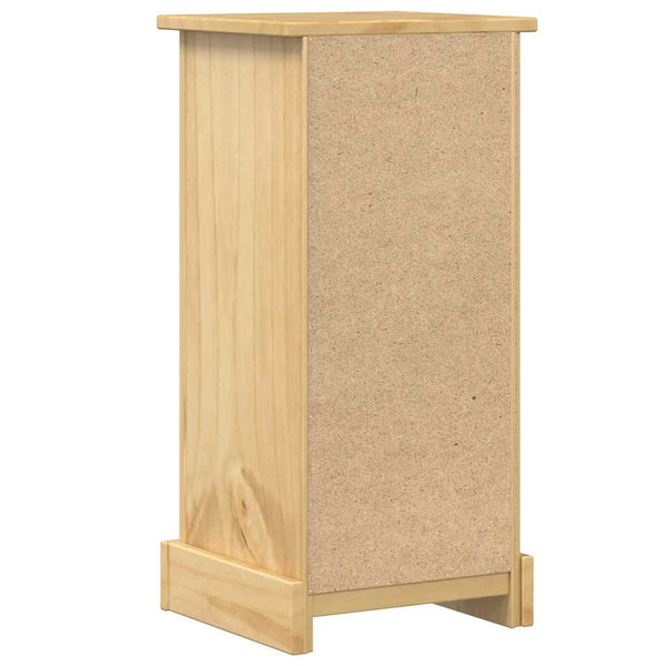 Corona Nachttisch Kiefer Massivholz 35x32,5x74 cm