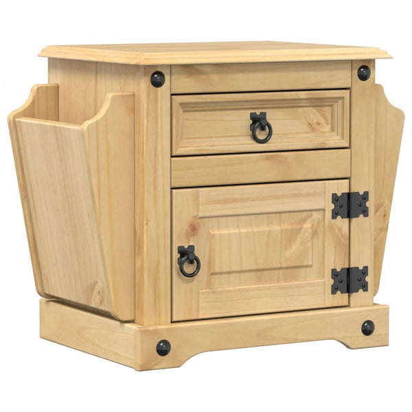 Corona Nachttisch Kiefer Massivholz 45x35x47,5 cm