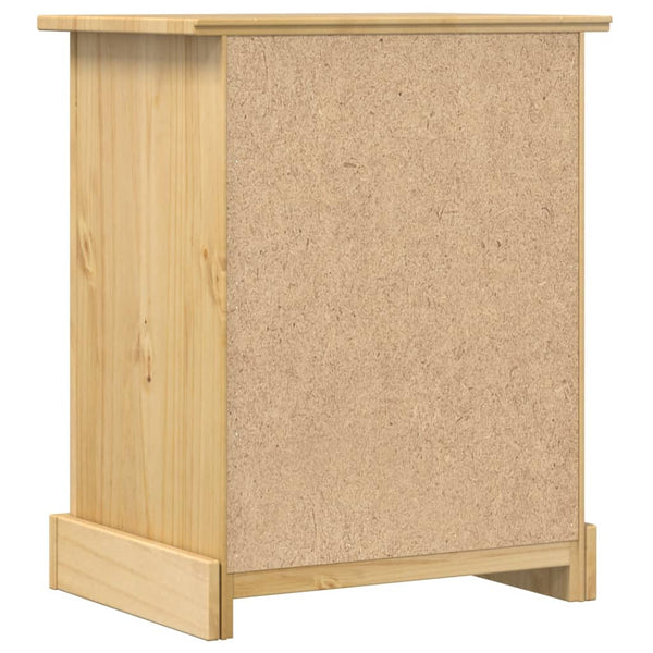 Massivholz Nachttisch Kiefer, 53x39x66 cm