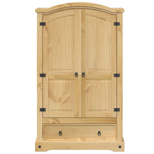 Massivholz Kleiderschrank Kiefer 101x52x170 cm