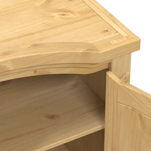 Massivholz Kleiderschrank Kiefer 151,5x52x170 cm