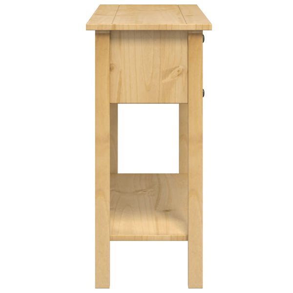 Kiefer Massivholz Konsolentisch, 114 cm