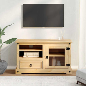 Massivholz TV-Schrank Kiefer 100 cm