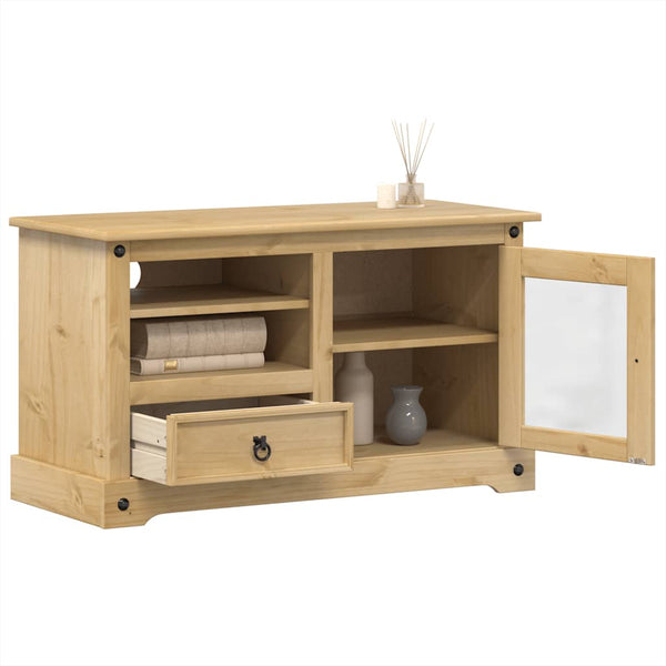 Massivholz TV-Schrank Kiefer 100 cm