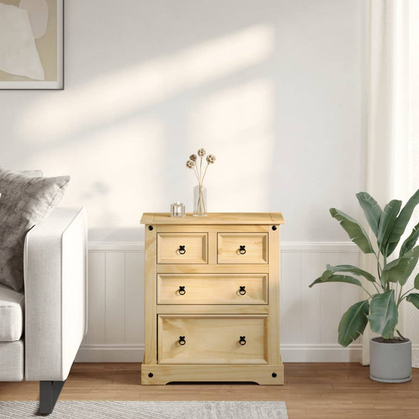 Kiefer Massivholz Kommode Corona