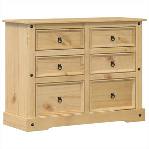Massivholz Kommode Corona Kiefer 112cm