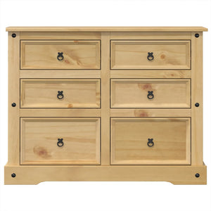 Massivholz Kommode Corona Kiefer 112cm
