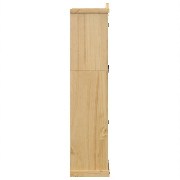 Massivholz Vitrine Kiefer, 99x43x187 cm