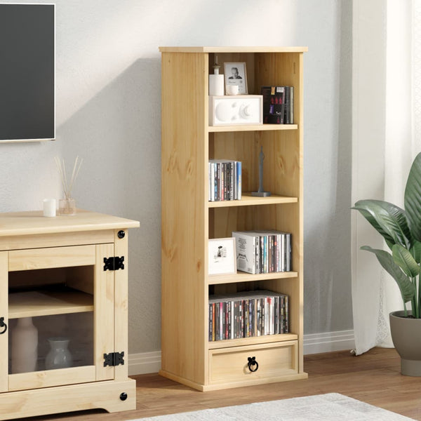 CD-Schrank Corona Kiefer Massivholz 110cm