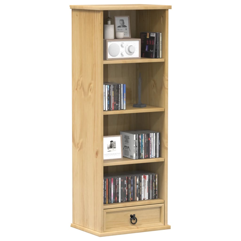 CD-Schrank Corona Kiefer Massivholz 110cm