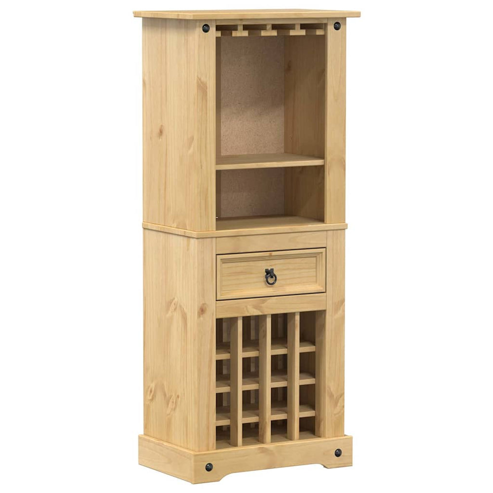 Weinregal Corona Kiefer Massivholz 56x35x134,5 cm