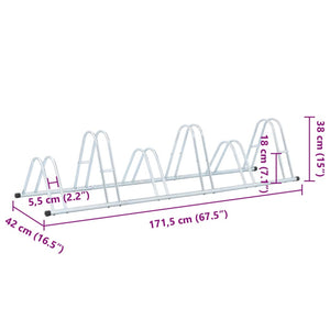 Fahrradständer für 6 Fahrräder