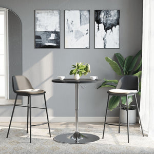 Schwarzer Bartisch 60x60x90 cm