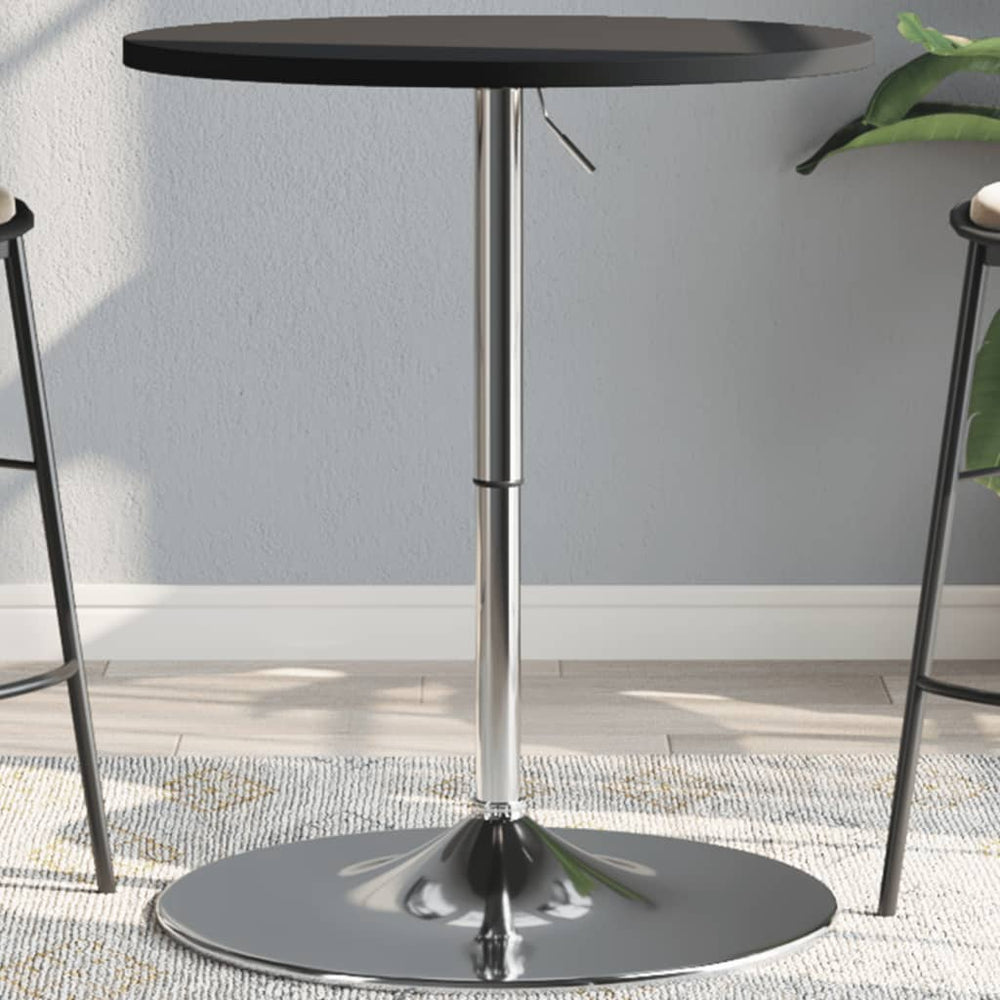Schwarzer Bartisch 60x60x90 cm