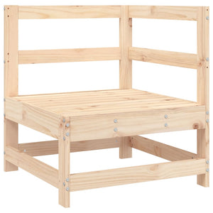 9-teiliges Garten-Lounge-Set aus Kiefernholz
