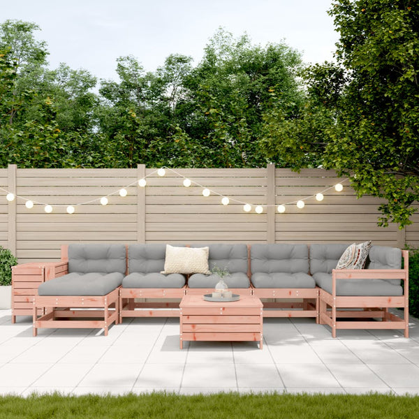 9-teilige Garten Sofagarnitur Douglasie Massivholz