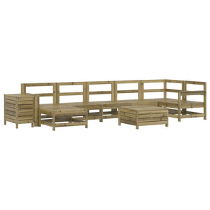 9-teilige Garten Sofagarnitur Kiefernholz