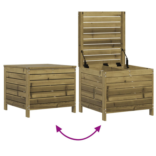 6-tlg. Garten-Sofagarnitur aus Kiefernholz