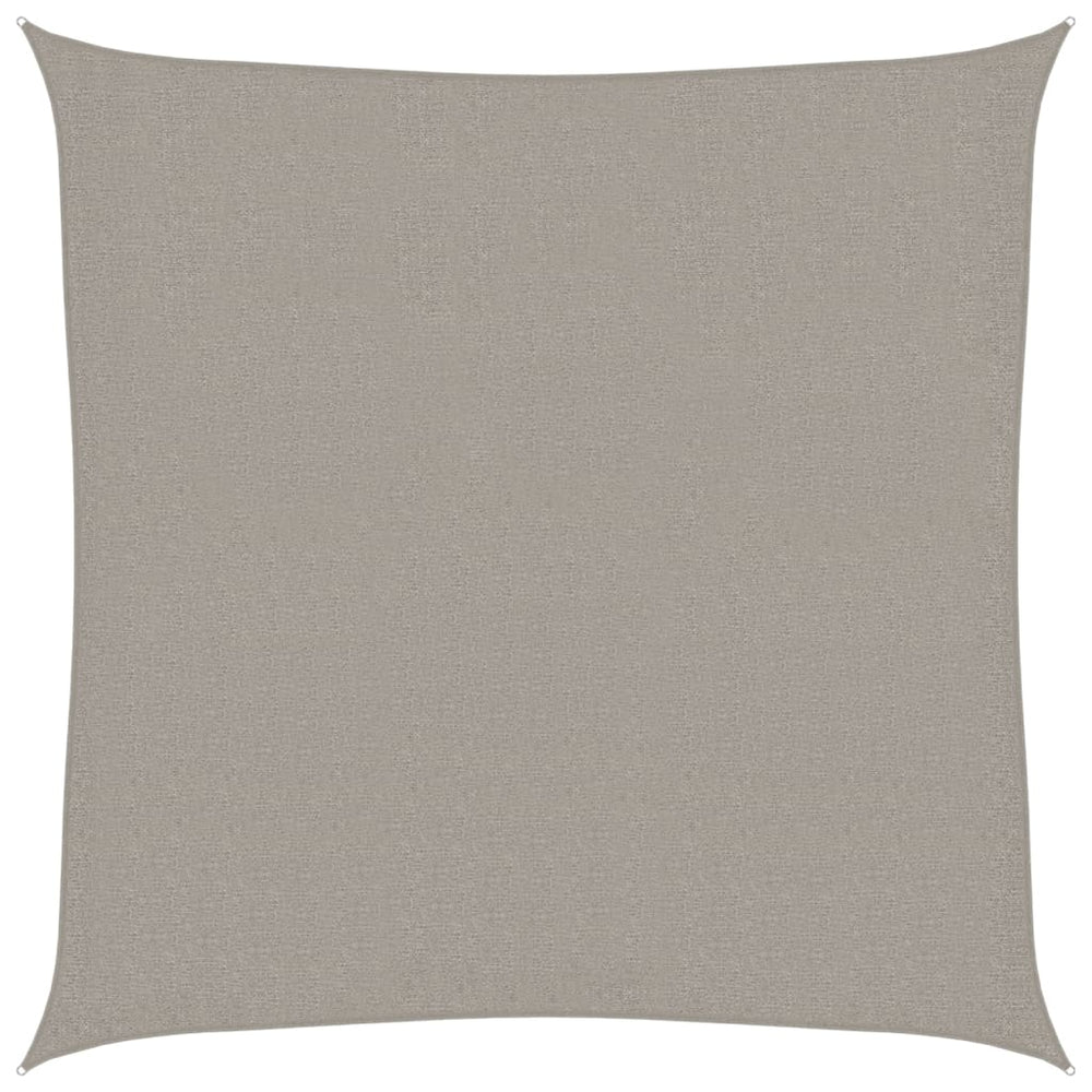 Quadratisches Sonnensegel Hellgrau 2,5x2,5m
