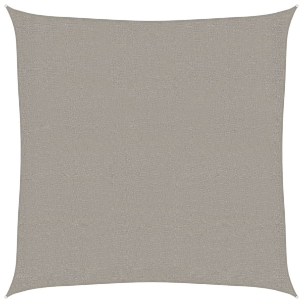 Quadratisches Sonnensegel Hellgrau 2,5x2,5m
