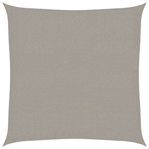 Quadratisches Sonnensegel Hellgrau 3x3m