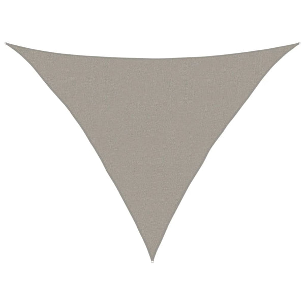 Dreieckiges Sonnensegel Hellgrau 2,5x2,5x3,5m