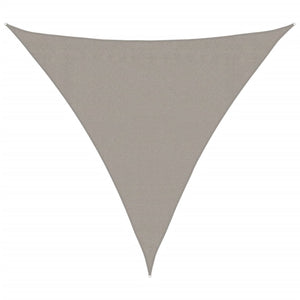 Dreieckiges Sonnensegel Hellgrau 3,6m HDPE