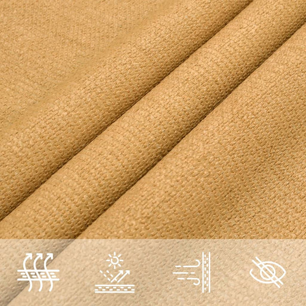 Quadratisches Sonnensegel Sand 3x3m