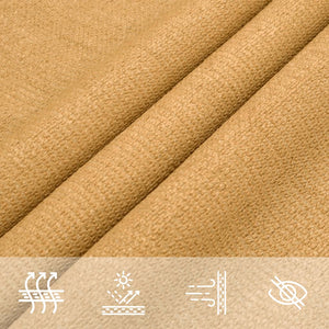 Quadratisches Sonnensegel Sandfarbe 4x4m