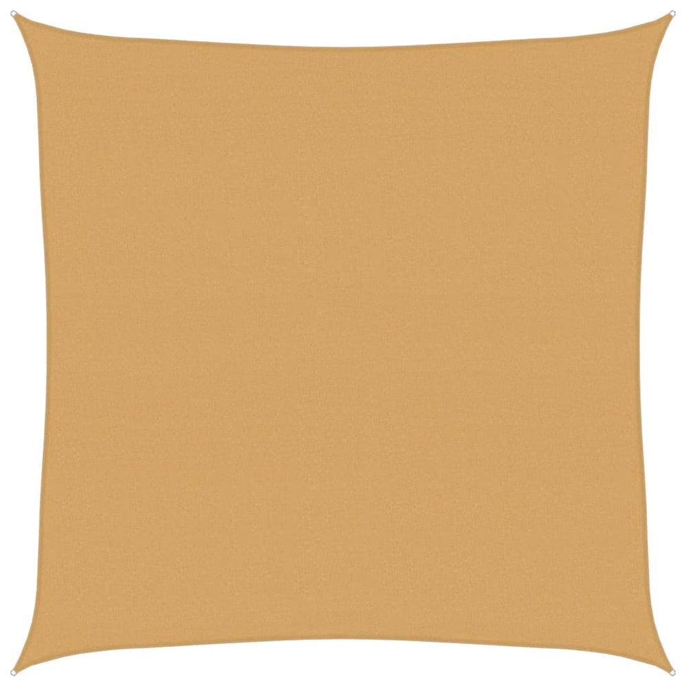 Quadratisches Sonnensegel Sand 6x6m HDPE