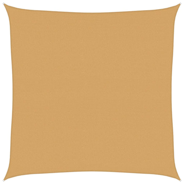 Quadratisches Sonnensegel Sand 6x6m HDPE