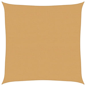 Quadratisches Sonnensegel Sand 7x7m HDPE
