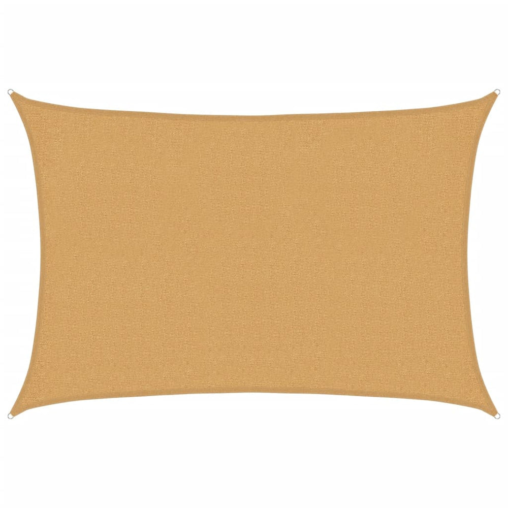 Rechteckiges Sonnensegel Sandfarben 2x2,5m