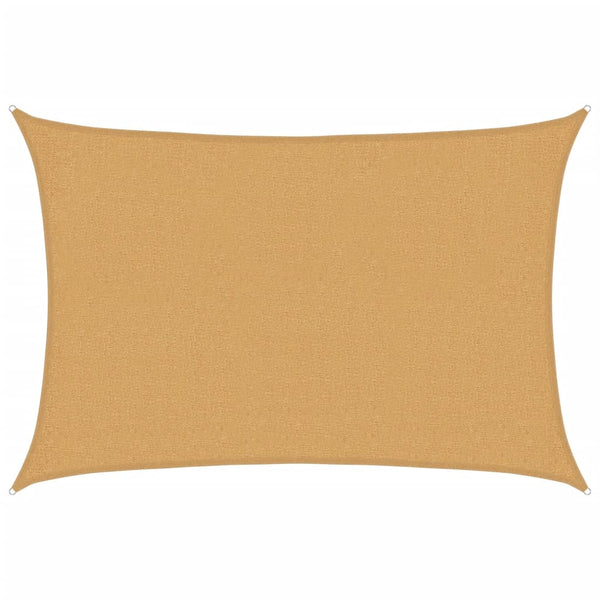 Rechteckiges Sonnensegel Sandfarben 2x2,5m