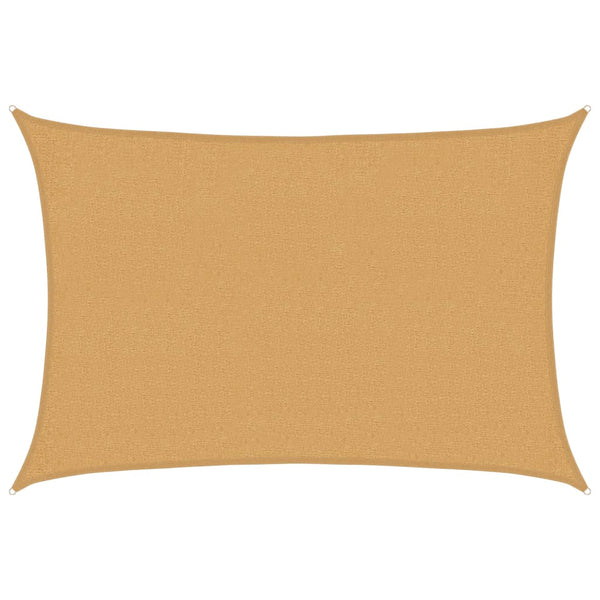 Rechteckiges Sonnensegel Sand 2x3m