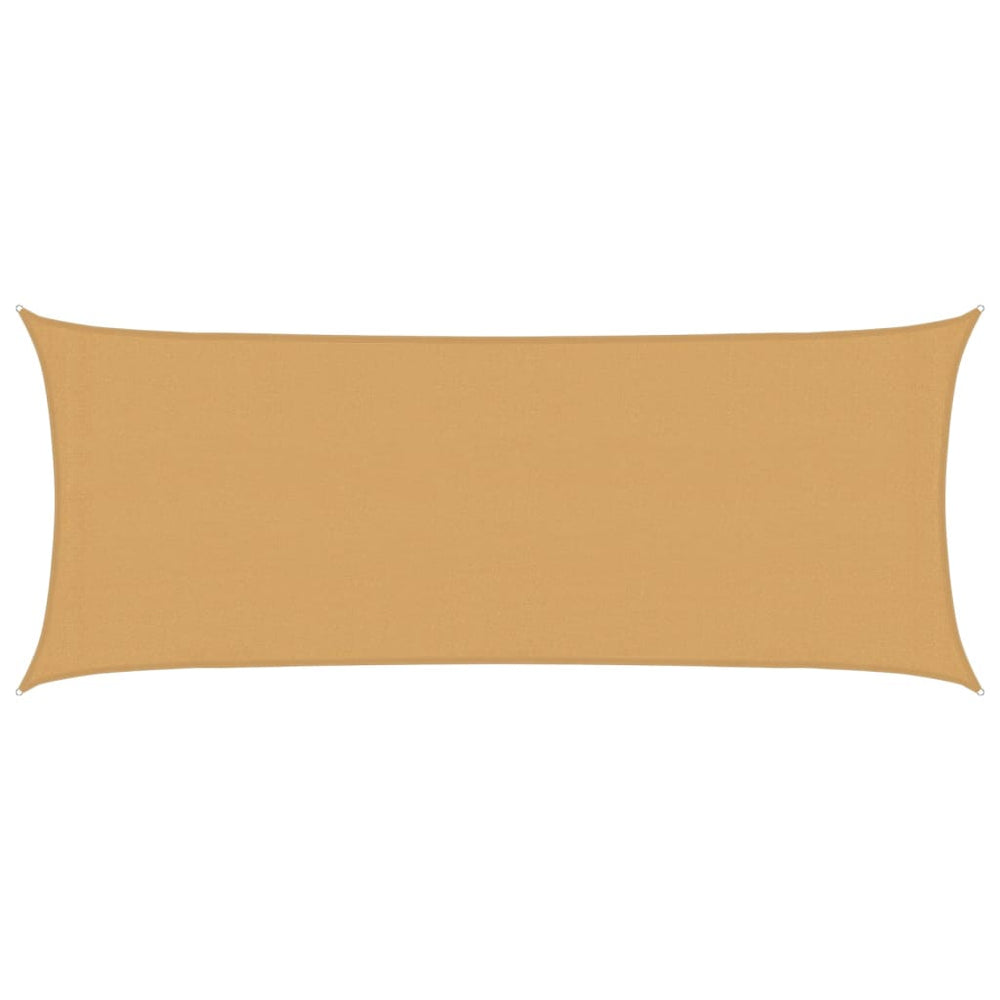 Rechteckiges Sonnensegel Sand 2x4,5m