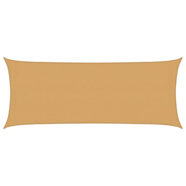 Rechteckiges Sonnensegel Sand 2x4,5m