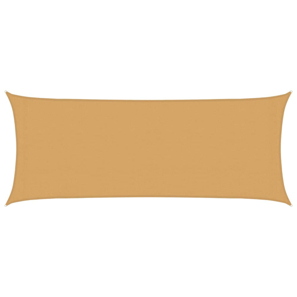Rechteckiges Sonnensegel Sand 2x5m