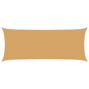 Rechteckiges Sonnensegel Sand 2x5m
