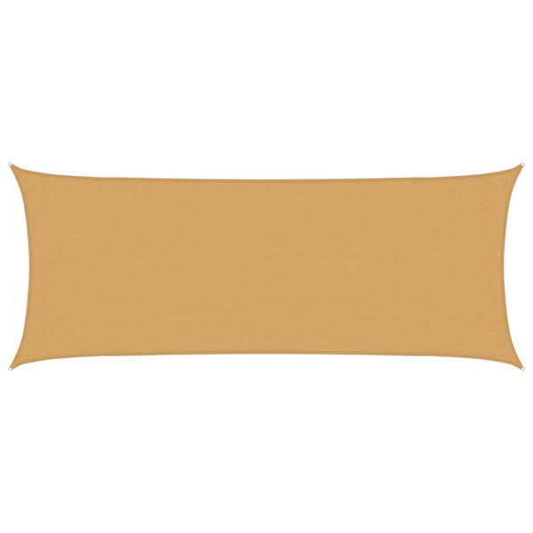 Rechteckiges Sonnensegel Sand 2x5m