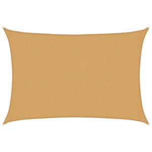 Rechteckiges Sonnensegel Sandfarben 2,5x3,5m