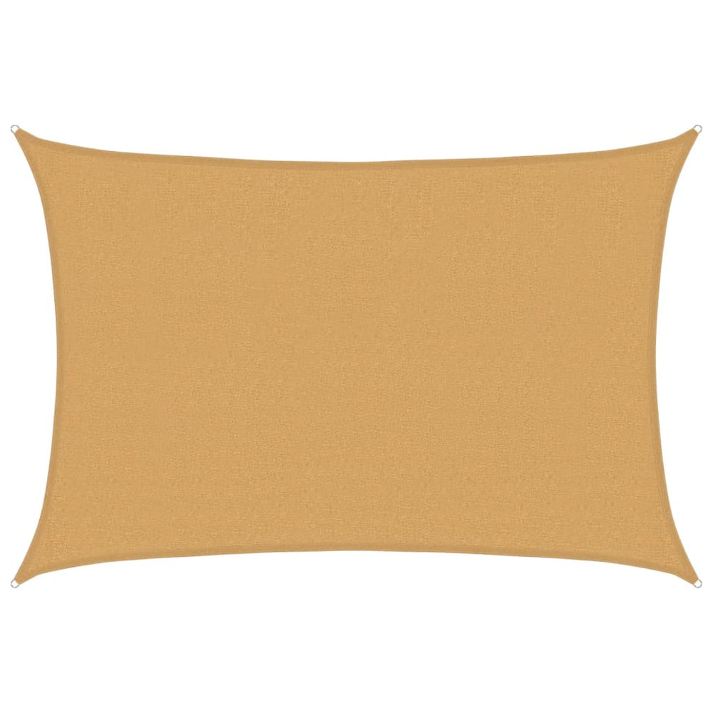 Rechteckiges Sonnensegel Sand 2,5x4m