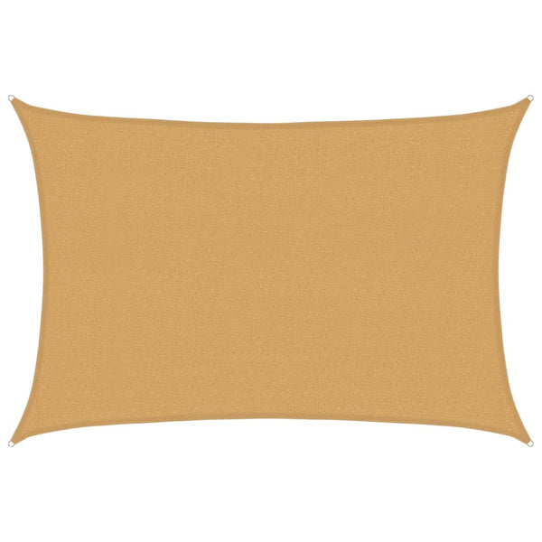 Rechteckiges Sonnensegel Sand 2,5x4m