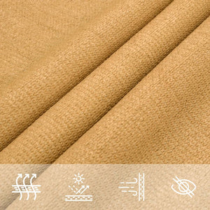Rechteckiges Sonnensegel Sand 2,5x4,5m