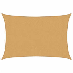 Rechteckiges Sonnensegel Sand 3x4m